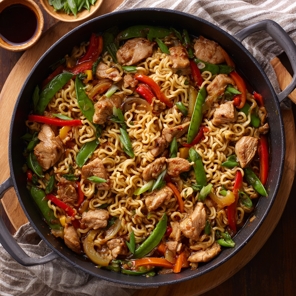 Chicken Ramen Stir Fry