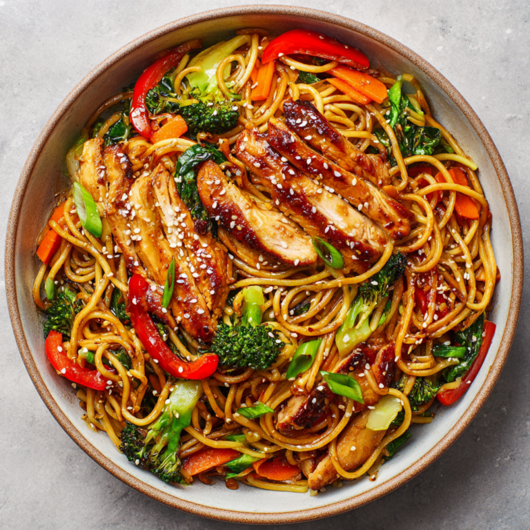 Chicken Teriyaki Noodles