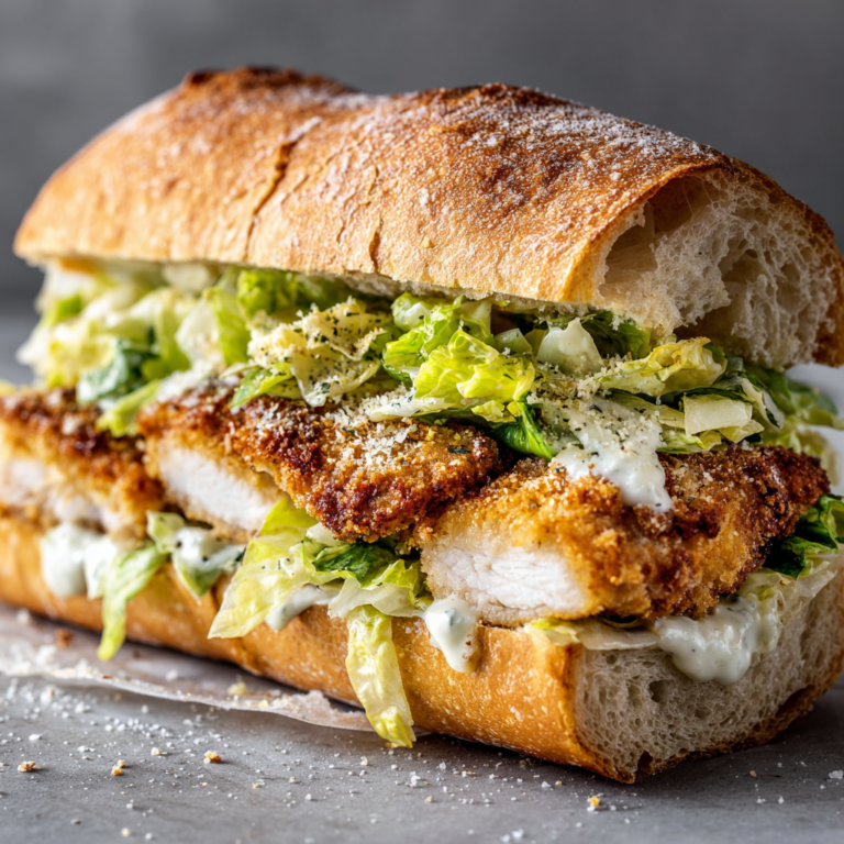Crispy Chicken Caesar Sandwich