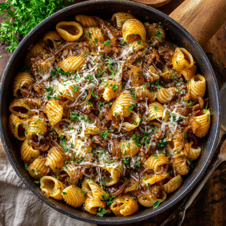 One Pot French Onion Pasta