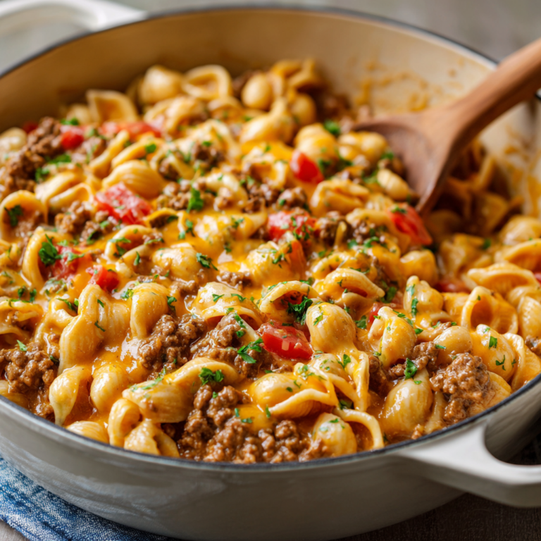 Cheesy Beef Taco Pasta Recipe