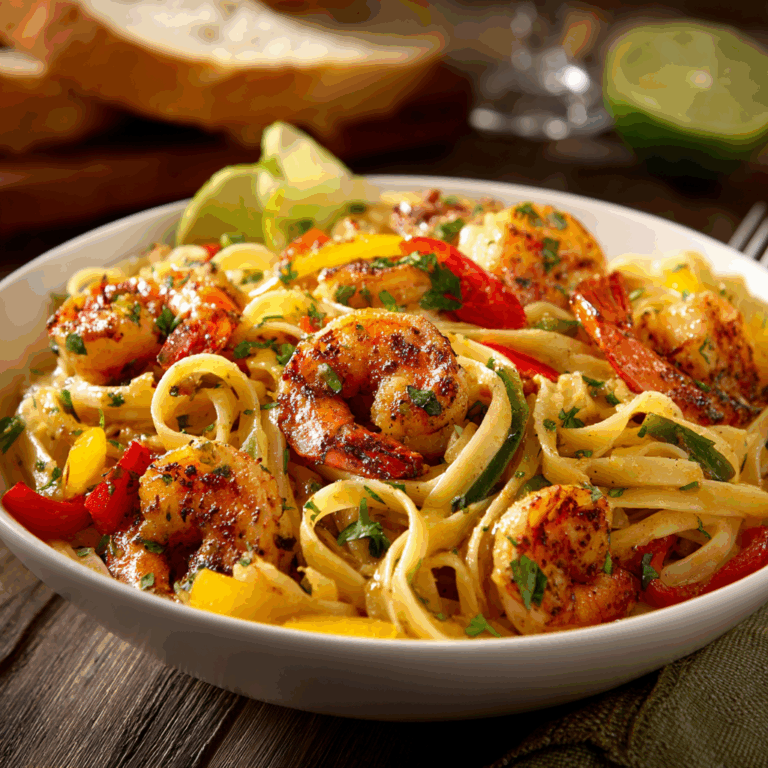 Jamaican Shrimp Pasta: A Creamy Delight – A Culinary Escape to the Islands