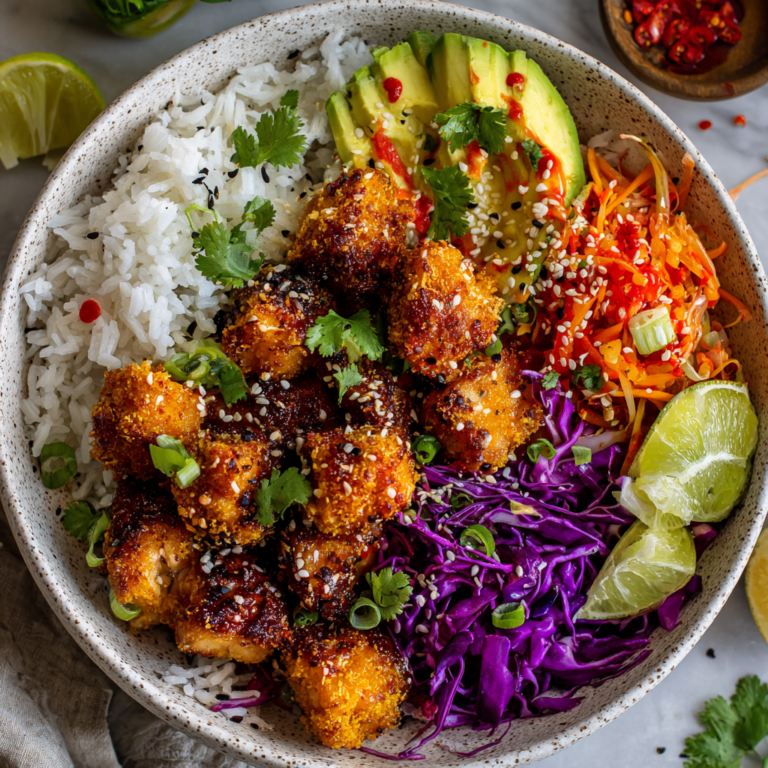 Bang Bang Salmon Bites Bowls — The Ultimate Sweet & Spicy Salmon Meal Prep Bowl