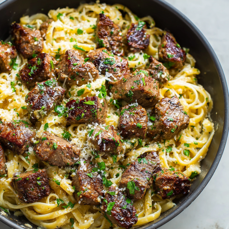 Garlic Butter Steak Bites with Creamy Parmesan Pasta: The Ultimate 30-Minute Comfort Dinner