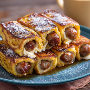 Read more about the article Sausage French Toast Roll-Ups Recipe (Easy, Quick & Delicious Breakfast Idea!)