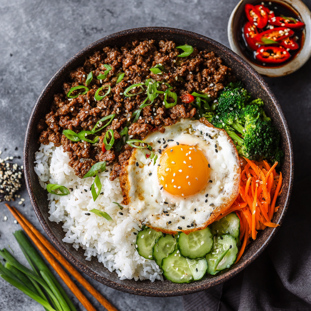 Korean Ground Beef Bowl (25-Minute Meal)