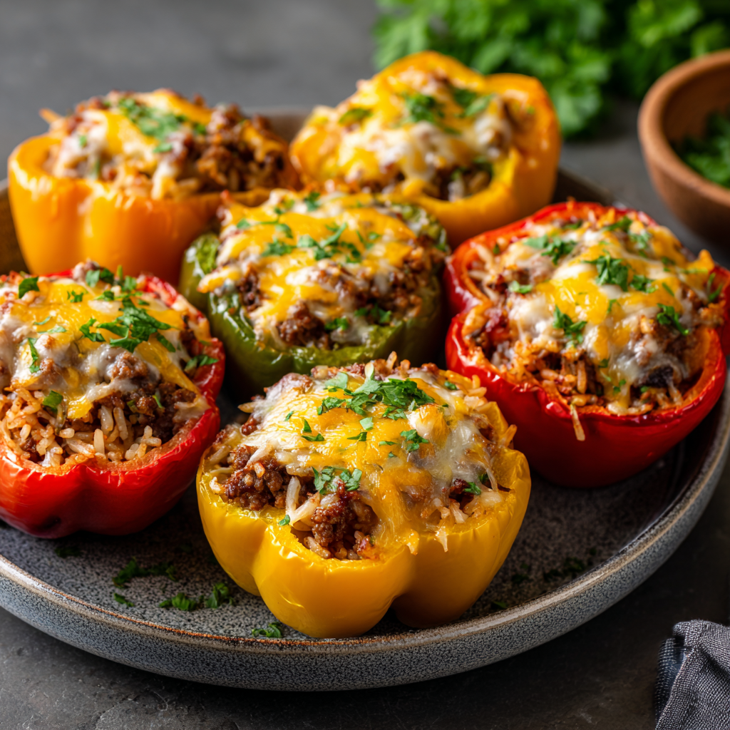 Easy Stuffed Bell Peppers Recipe