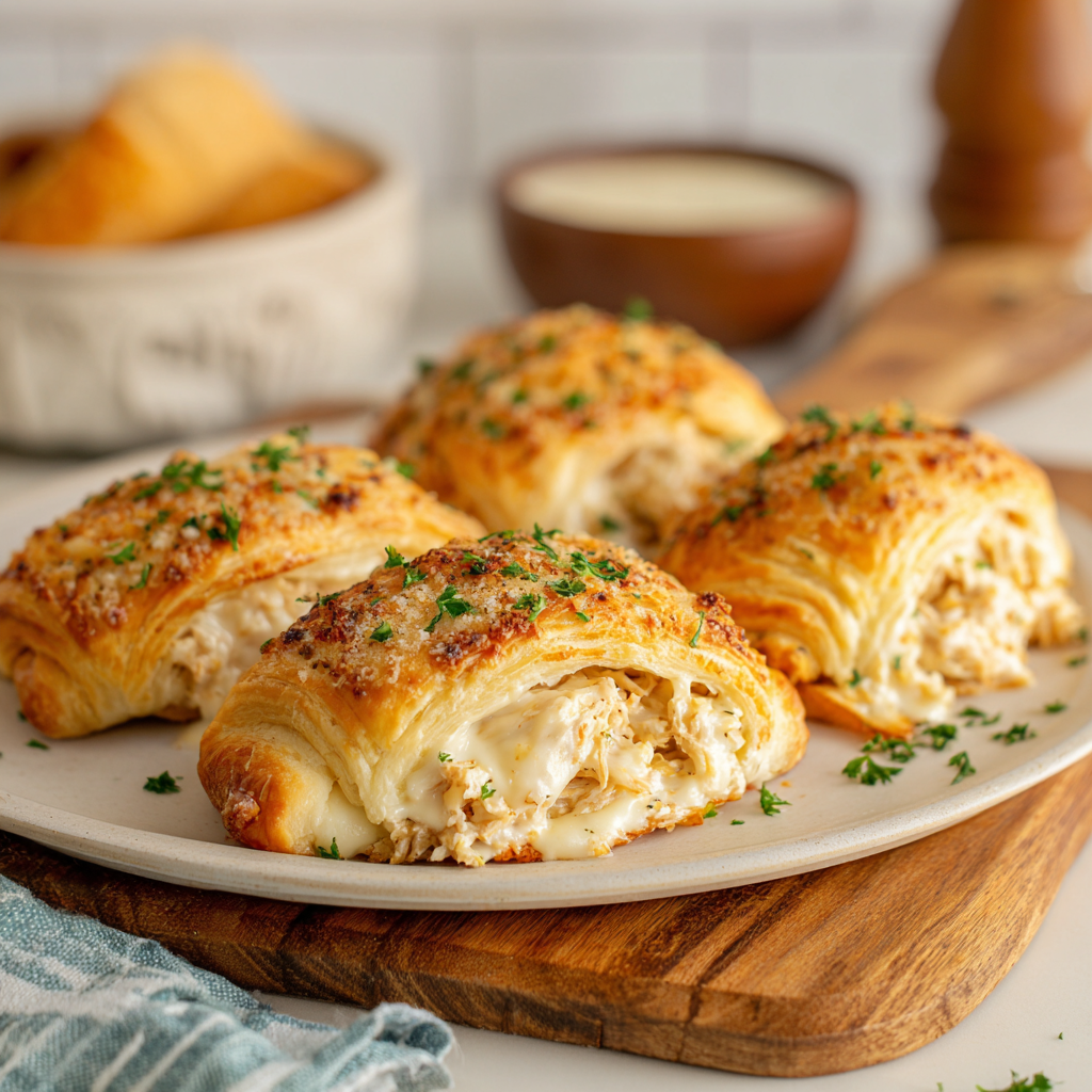 Chicken Pillows with Creamy Parmesan Sauce for Cozy Nights