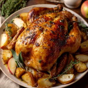 Read more about the article Cider Brined Roast Chicken