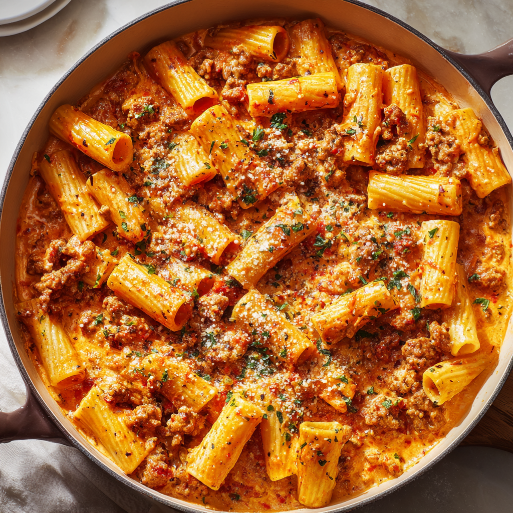 You are currently viewing Creamy Sausage Rigatoni (One-Pan, 30-Minute Meal)