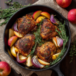 Rosemary Apple Cider Chicken (Easy One-Pan Fall Dinner)