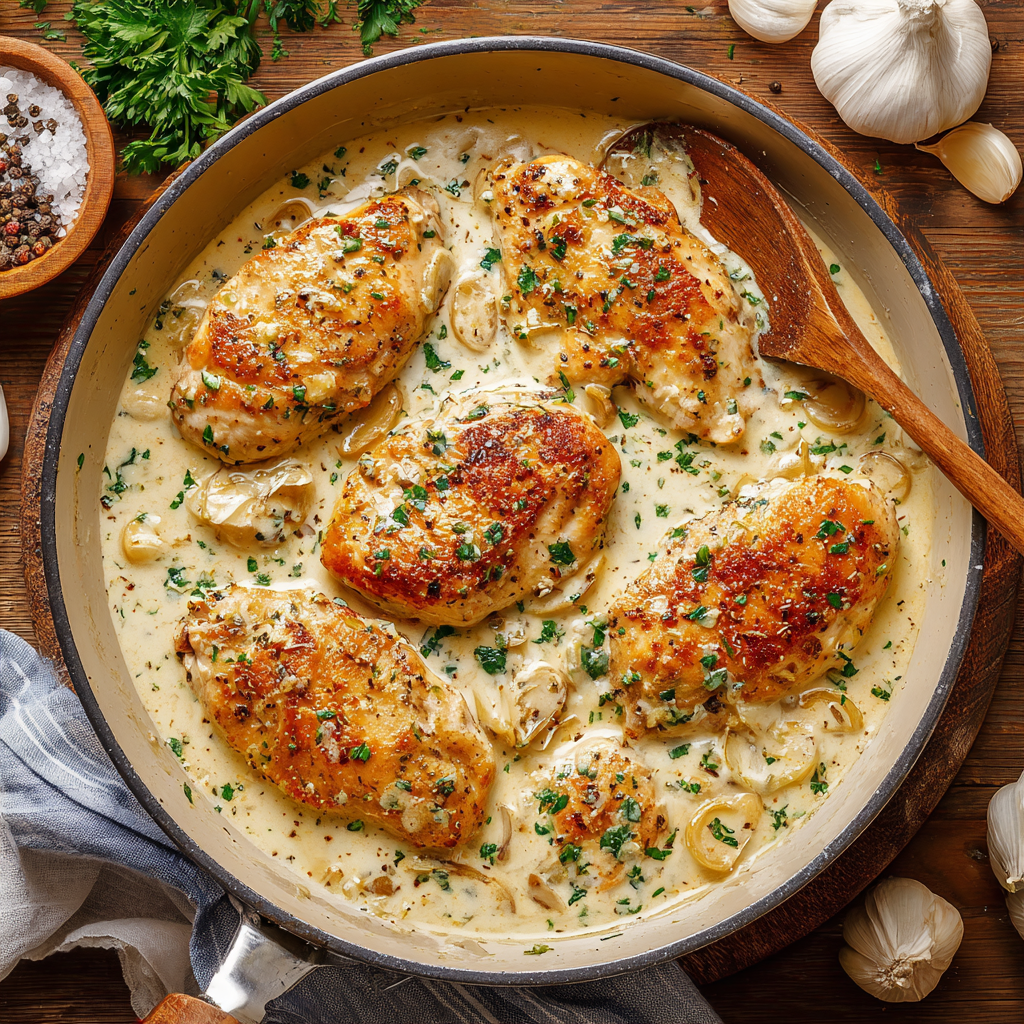 You are currently viewing Creamy Garlic Chicken