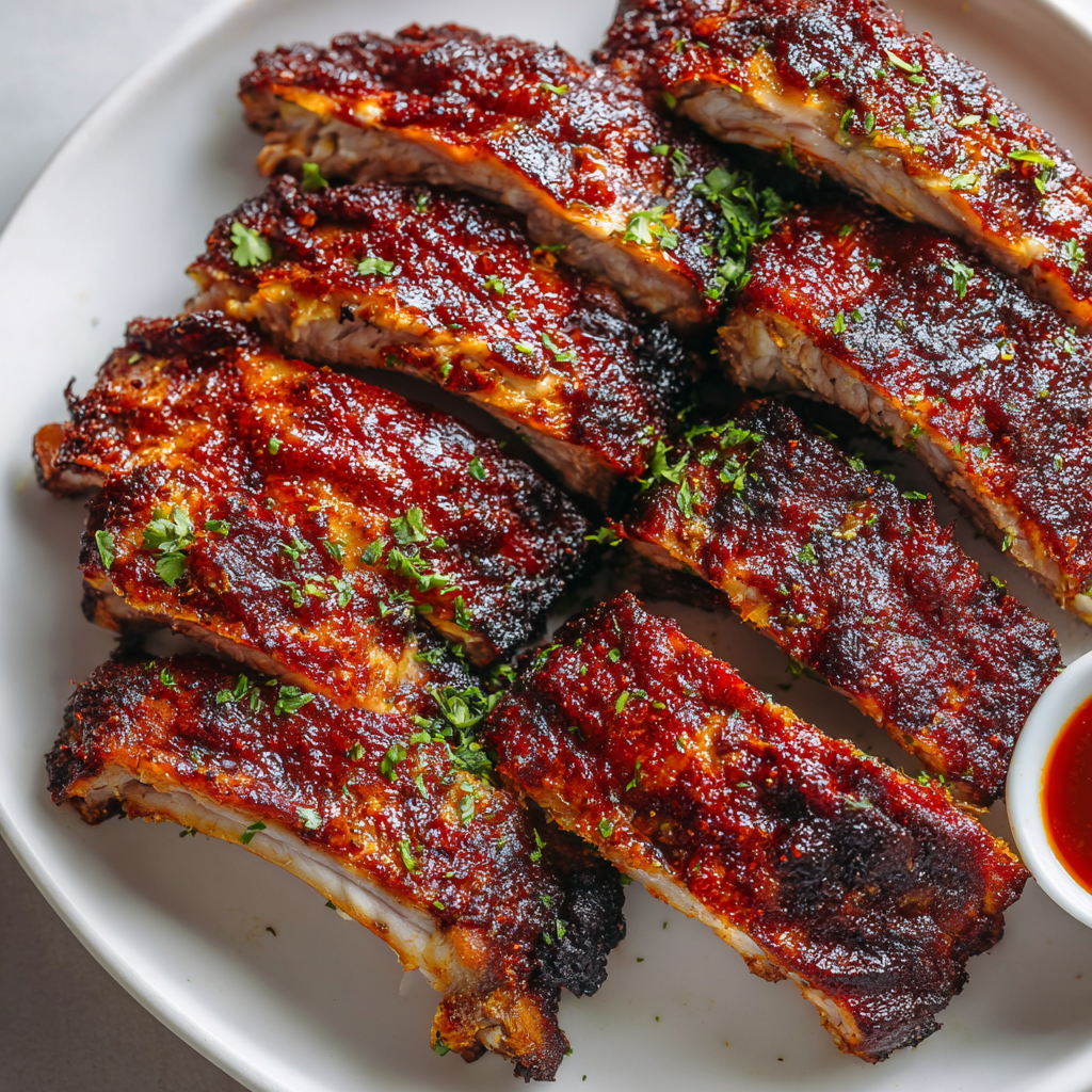 You are currently viewing Crispy Air Fryer Ribs Without Barbecue Sauce