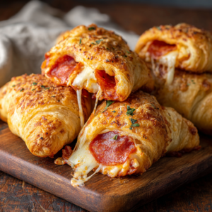 Read more about the article Mozzarella Pepperoni Croissant Rolls (Easy, Cheesy 30-Minute Snack)