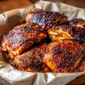 Read more about the article Juicy Baked Boneless Skinless Chicken Thighs (425°F)