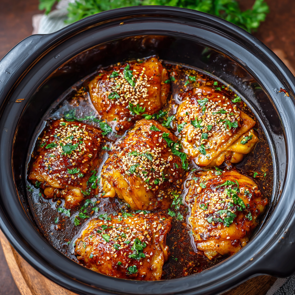 You are currently viewing Crockpot Honey Garlic Chicken