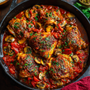 Read more about the article Slow Cooker Chicken Cacciatore (Easy Italian Chicken in Tomato Herb Sauce)