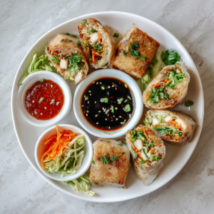 Read more about the article Noodle Rolls: Crispy, Healthy Air Fryer Rice Paper Rolls