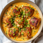 Skillet Bang Bang Chicken Thighs