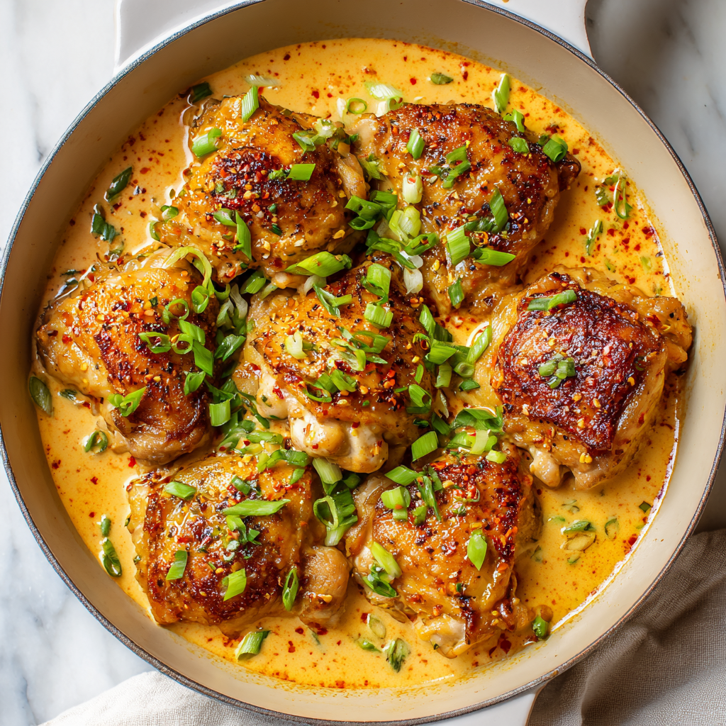 You are currently viewing Skillet Bang Bang Chicken Thighs