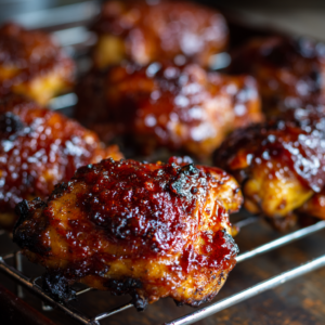 Read more about the article Caramelized BBQ Chicken Thighs in the Oven