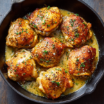 Skillet Chicken Thighs Recipe