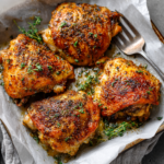 Crispy Baked Chicken Thighs