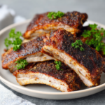 Crispy Air Fryer Ribs Without Barbecue Sauce
