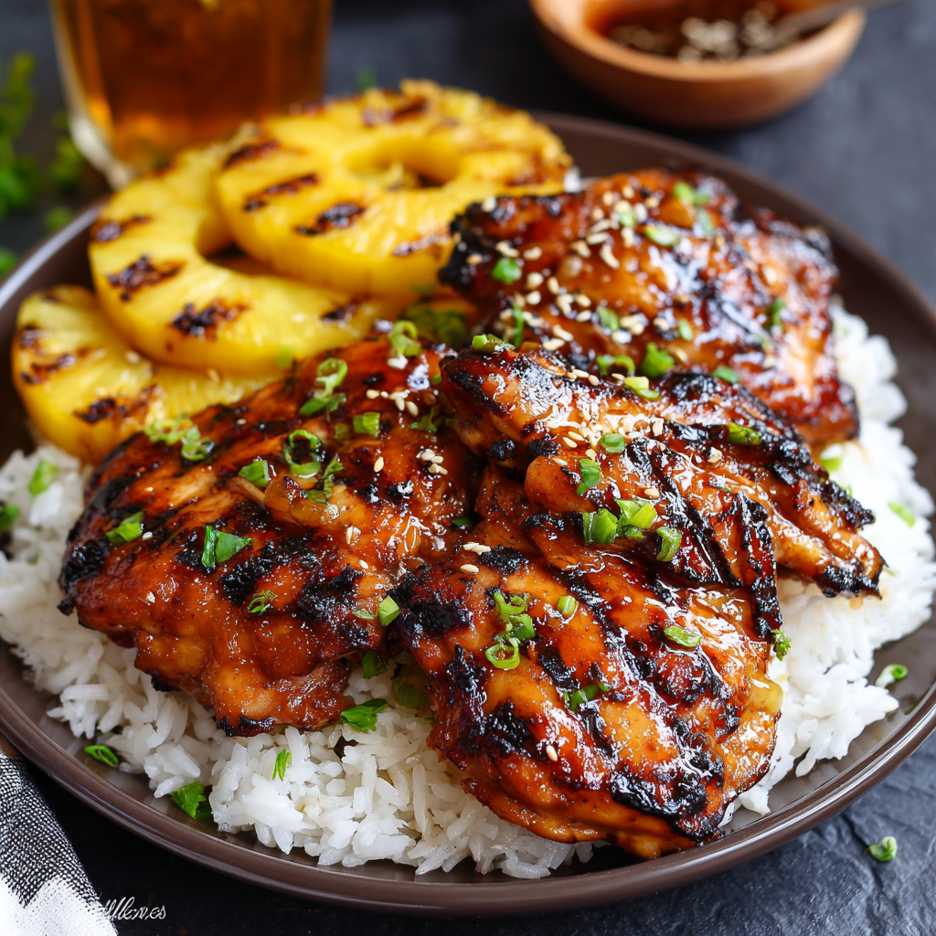 You are currently viewing Huli Huli Chicken (Hawaiian Grilled Pineapple Chicken)