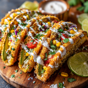 Read more about the article Air Fried Avocado Tacos – Crispy, Creamy, and Completely Addictive