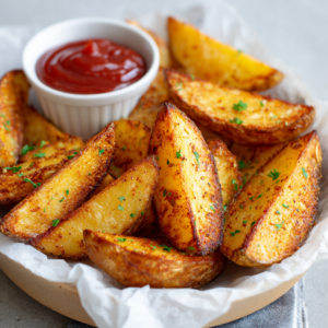 Read more about the article Air Fryer Potato Wedges