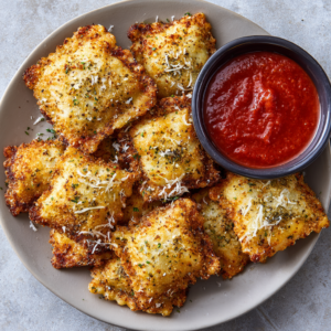 Read more about the article Crispy Toasted Ravioli (Air Fryer or Oven)