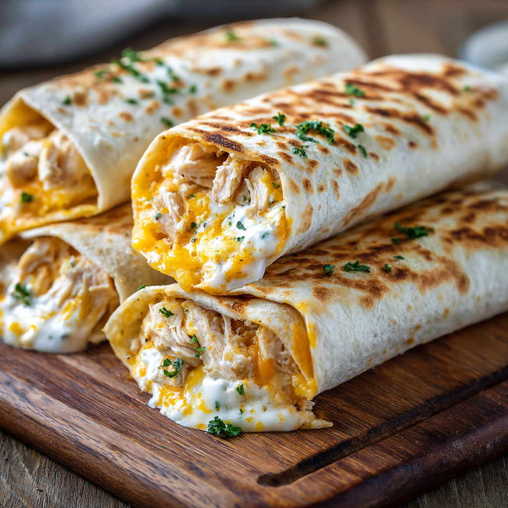 You are currently viewing Cheesy Garlic Chicken Wraps: The Ultimate Comfort Wrap You’ll Crave Again and Again